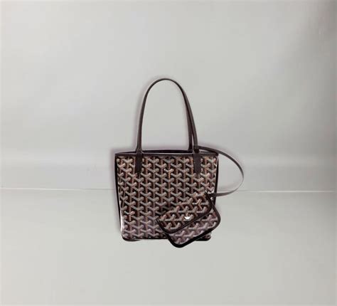 goyard mini black|authentic Goyard anjou mini black.